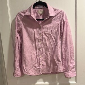 Banana Republic Oxford shirt, beautiful pinkish purple hue, 100% cotton